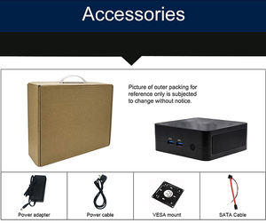 AMD Ryzen Mini PC avec R5 5500U/R7 <span class=keywords><strong>5700U</strong></span> Dual HD 2.0 64GB DDR4 Dual M.2 SSD Smart Silent Fan pour HTPC Available AU/US/EU Plugs - Product Image 4