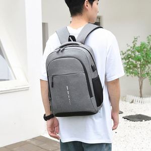 Mochila para Portátil Impermeable de 15 Pulgadas con Diseño Moderno para Hombre, Mochila de Viaje Multifuncional con Franja Reflectante y Puerto USB - Product Image 6