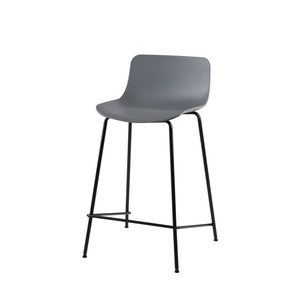 Mobilier de projet commercial <span class=keywords><strong>scandinave</strong></span> moderne <span class=keywords><strong>Chaise</strong></span> de <span class=keywords><strong>bar</strong></span> en plastique de taille standard <span class=keywords><strong>Gris</strong></span> - Product Image 1