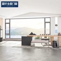 Ventana de Aluminio de Diseño Minimalista para Villas, Marco de Vidrio Aislante, Ventana Fija con Persianas, Marco de Vidrio Templado, Filipinas