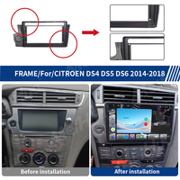 Meihua 9 pouces Accessoires intérieurs de voiture Pièces automobiles Cadres de radio DVD de voiture pour CITROEN DS4 DS5 DS6 2014-2018 avec câbles de câblage