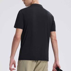 เสื้อยืดผู้ชายแบบใหม่ น้ำหนักเบา ดีไซน์ใหม่ เสื้อฟิตเนส เสื้อสตรีทแวร์ เสื้อยืดซิปครึ่งตัว เสื้อยืดออกกำลังกายสำหรับผู้ชาย - Product Image 1