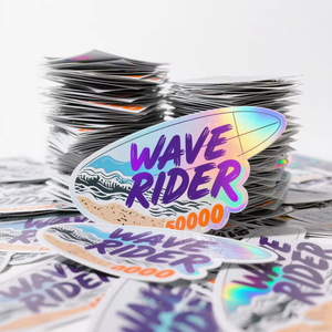 Custom High Quality Shiny Die Cut Logo Sticker Waterproof <b>Vinyl</b> Paper Printing Packaging Label HD Printing Adhesive Feature - Product Image 4