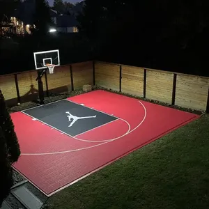 Removable Basketball Floor Indoor Sports Flooring <strong>Tiles</strong> Outdoor Interlocking <strong>3x3</strong> Basketball Court Flooring - Product Image 4