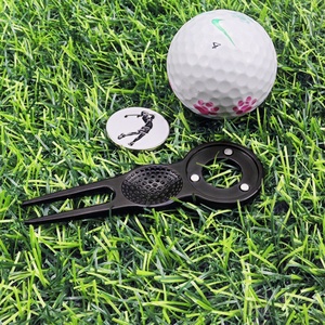 <b>Plain</b> Quality Casting for Towel Folding Pitchfork Level Ballmarkers Foldable Flip <b>Tools</b> Kit Repair Putt Steel Golf Accessories - Product Image 2