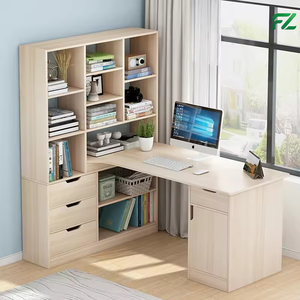 आधुनिक सरल डिजाइन एल्यूमीनियम कंप्यूटर डेस्क घर के कार्यालय और लिविंग रूम टिकाऊ भंडारण फर्नीचर के लिए दराज के साथ - Product Image 4