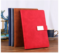 Carnets de haute qualité A4 A5 A6 A7 avec couverture en cuir PU, reliure rigide, petit carnet de poche avec stylo