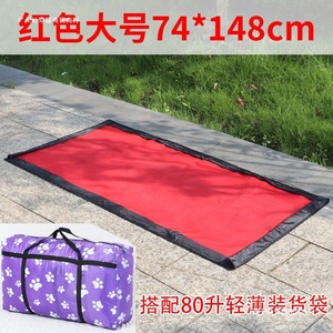 เสื่อกันน้ำ 74x148 ซม. 148x148 ซม. 148x200 ซม. กระเป๋าเก็บของแบบพกพาสะดวก สีแดง สีดำ สำหรับใช้งานกลางแจ้ง - Product Image 5
