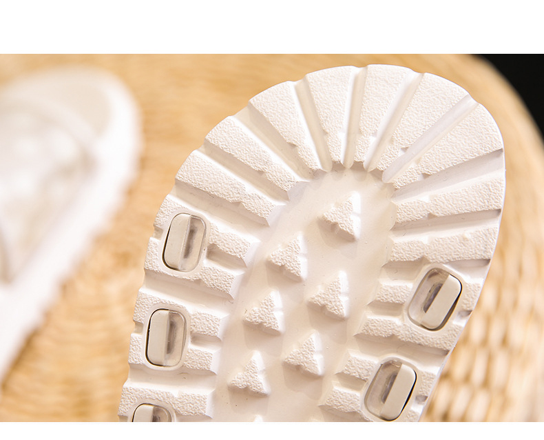 Transparent PVC Women Platform Sandals Soft Shower Bathroom EVA Non-Slip Slippers