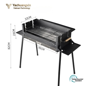 Outdoor Charcoal Grill Metal <b>Portable</b> <b>BBQ</b> Stove for <b>Camping</b> Cooking - Product Image 6