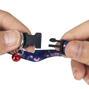<span class=keywords><strong>Collar</strong></span> Ajustable de Nailon con Hebilla de Seguridad para Perros y Gatos Pequeños, con Campana y Dije Personalizado, Venta al por Mayor del Fabricante - Product Image 4