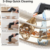 Nettoyeur portable pour tapis et tissus d'ameublement avec fonction autonettoyante et long tuyau