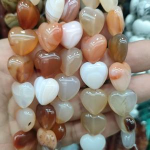 Cuentas <span class=keywords><strong>de</strong></span> Ágata Jaspe Natural <span class=keywords><strong>de</strong></span> 16*16*8mm, Cuentas <span class=keywords><strong>de</strong></span> Piedra en Forma <span class=keywords><strong>de</strong></span> <span class=keywords><strong>Corazón</strong></span> para Manualidades y Joyería - Product Image 3
