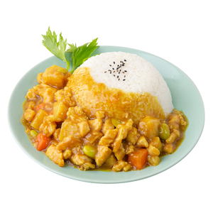 Poulet tendre sauté aux épices aromatiques <span class=keywords><strong>au</strong></span> curry, paquet de 10 kg, pour <span class=keywords><strong>micro</strong></span>-ondes, surgelé rapidement pour un service pratique - Product Image 1