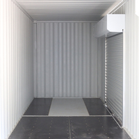 Porte à enroulement en acier de haute qualité, résistante et étanche, pour conteneur de stockage mobile, longueur 20', capacité 32 m³