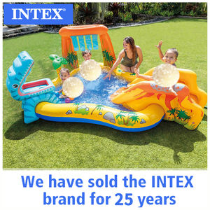 INTEX 57444 Sue piscine gonflable pour enfants maison bébé <span class=keywords><strong>pataugeoire</strong></span> <span class=keywords><strong>toboggan</strong></span> étang de pulvérisation épaissi océan piscine à balles - Product Image 4