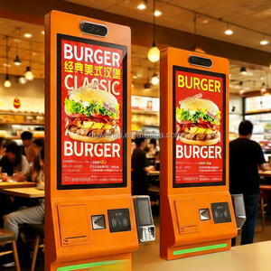 Kiosco de Pago con Soporte Vertical Totem de 32'', Pantalla Táctil de Información, Terminal de Pago para Cafetería, Mostrador de Autoservicio para Café - Product Image 1
