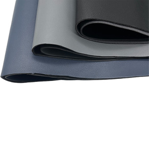 Tela de microfibra de cuero sintético PU para bolsos, carteras, bolsas de mano, ecológica, colores sólidos - Product Image 4