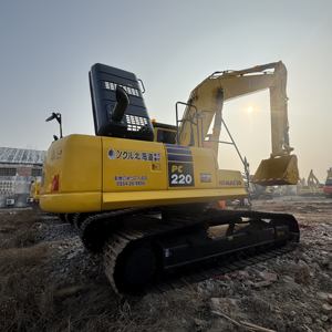 Excavatrice Komatsu PC220 neuve/d'occasion, 23 tonnes, pour travaux de construction, excavatrice lourde, vente en promotion pour les projets miniers et routiers - Product Image 1