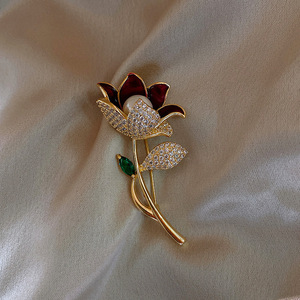 Acessórios de Joias da Moda 2022 para Mulheres, Broche de Cristal com Strass em Forma de Águia, Broches de Ouro 18K para Mulheres - Product Image 5
