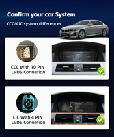 Écran sans fil CarPlay Linux 10,26 pouces 1600*600 pour BMW Série 3 5 E60 E61 E62 E63 E90 E91 E92 Autoradio Lecteur multimédia Stéréo