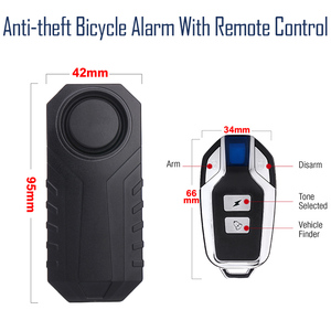 New Wireless Anti-theft Vibration Sensor Alarm Motorcycle Bicycle Bike Alarm Waterproof Security Cycling Bike Alarm With Remote - Product Image 3