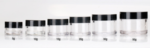 5g 10g 15g 20g 30g 50g Offre Spéciale cylindre Transparent noir à vis <span class=keywords><strong>vide</strong></span> pot de poudre en vrac <span class=keywords><strong>conteneur</strong></span> de poudre à ongles - Product Image 6