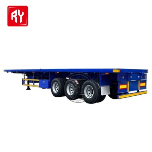 Nhà Máy Giá thấp 3 trục nối Dài 20ft 40ft phẳng bán <span class=keywords><strong>Trailer</strong></span> với công suất 60 tấn bán <span class=keywords><strong>Trailer</strong></span> để bán - Product Image 6
