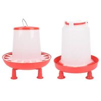 Bebedero para Aves de Corral XINYE, Bebedero para Animales con Patas y Base, 4.5L 6L 8L 10L 14L, Varios Modelos
