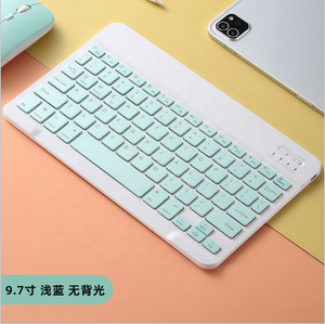 2024 nuevo producto colorido para teclado inteligente inalámbrico <span class=keywords><strong>Bluetooth</strong></span> 7 pulgadas 10 pulgadas tijera Compatible iPad Pro 9,7 10,2 10,5 10,9 11 - Product Image 2