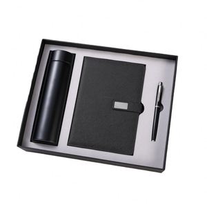 2025 Premium A3 <b>A4</b> A5 Notebook Set with PU Leather Cover Book and Pen & Cup Custom Logo Business Gift - Product Image 1