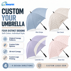Paraguas de Golf Manual con Apertura Tipo Flor, Estilo Japonés/Coreano, Ligero, para Sol y Lluvia, Personalizable con Logotipo, Regalos Promocionales, para Viajes - Product Image 3