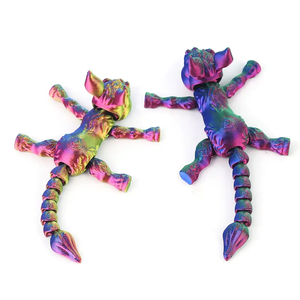 3D in sáng tạo lừa Doanh di chuyển trang trí trẻ em Đồ chơi mô hình thể loại động vật & Khủng Long - Product Image 3