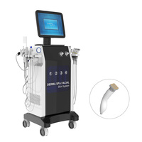 Appareil professionnel de haute qualité pour le soin du visage, Aqua Peeling Hydra Oxygen Facial Diamond Dermabrasion Hydro, 18 en 1, ABS, utilisation en salon, UE