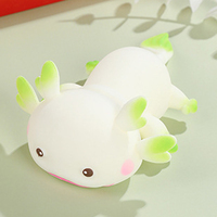 YIWUPOWER Jouet Squishy Salamandre Octogonale de Dessin Animé, Rempli de Farine, à Remontée Lente, Anti-Stress pour Adultes, Gadget Fidget Créatif