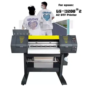 DOMSEM XP600 i32*2 L180 high printing resolution dtf printer with powder machine for tshirt printing