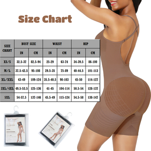 Hexin Nouvelle conception de vêtements de compression sans couture pour femmes, taille haute, contrôle du ventre, rehausseur de fesses, body sculptant complet - Product Image 6