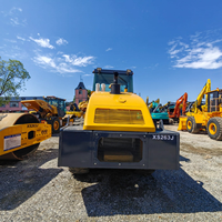 Compacteur de sol à tambour unique d'occasion, rouleau vibratoire de 26 tonnes pour travaux de construction routière