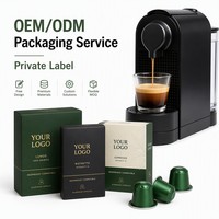 Capsules de thé vert matcha sans amertume, texture onctueuse, mousseux, dosettes de latte, machine à café à portion individuelle, marque privée
