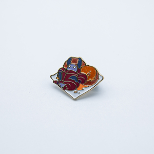 Spilla in metallo personalizzata LGC a forma di insetto anime, spilla da bavero creativa a forma di <span class=keywords><strong>scarabeo</strong></span>, regalo da collezione - Product Image 1