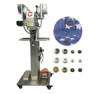 snap button machine manual put cloth material hand press snap button machine
