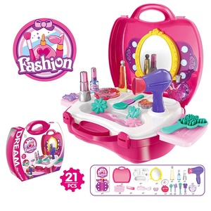 Estuche <span class=keywords><strong>de</strong></span> transporte <span class=keywords><strong>de</strong></span> <span class=keywords><strong>maquillaje</strong></span> <span class=keywords><strong>para</strong></span> niños en edad preescolar, 18 unidades, juguete <span class=keywords><strong>de</strong></span> juego <span class=keywords><strong>para</strong></span> <span class=keywords><strong>niñas</strong></span> - Product Image 4