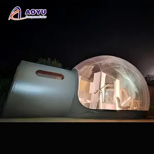 For Camping Equipment Garden Geodesic Inflatable Bubble Tent for Event Transparent Outdoor Family Customized