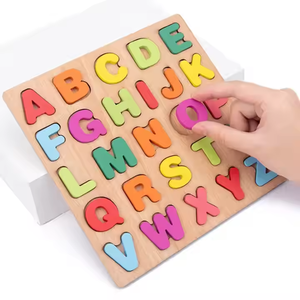 Rompecabezas Educativo de Madera con Letras y Números para Niños de 5 <span class=keywords><strong>a</strong></span> 7 <span class=keywords><strong>A</strong></span>ños, Aprendizaje y Diversión, Unisex, Marca Weixuan - Product Image 4
