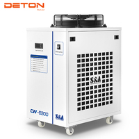 Refroidisseur d'eau industriel TEYU S&A CW5300, prix d'usine, distributeur DETON, refroidisseur d'eau refroidi par air pour machine de découpe laser CO2