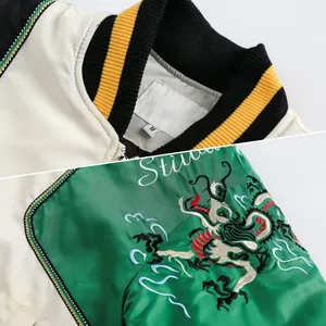 Veste universitaire de haute qualité pour hommes, broderie personnalisée, patchwork, style streetwear, coupe-vent, unisexe, manteau d'hiver Y2k - Product Image 3