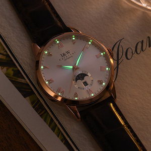 Pour la suisse carnaval japon MIYOTA marque de luxe hommes montre mécanique automatique saphir étanche Phase de lune inoxydable Ste - Product Image 6