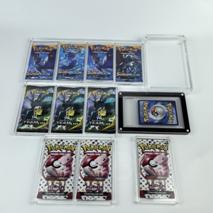 Chất lượng cao acrylic bảo vệ 100% UV bảo vệ Pokemon trò chơi kinh doanh thẻ chủ thẻ bảo vệ hiển thị trường hợp - Product Image 2
