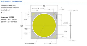 Chất Lượng Cao Làm Vườn Chip <span class=keywords><strong>Cxb</strong></span> 3590 2700K 3000K 3500K 4000K 5000K Cho Tự Làm Tăng Trưởng Thực vật Ánh Sáng Crees Cxb3590 <span class=keywords><strong>COB</strong></span> <span class=keywords><strong>LED</strong></span> Chip Cri - Product Image 4