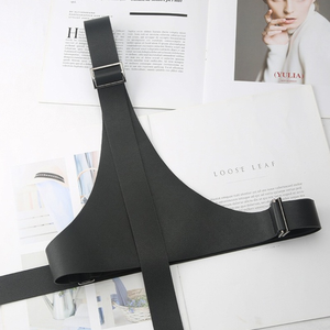 Cinturón de cuero de imitación ajustable para mujer, cinturón con correa de hombro, Hip Hop - Product Image 3